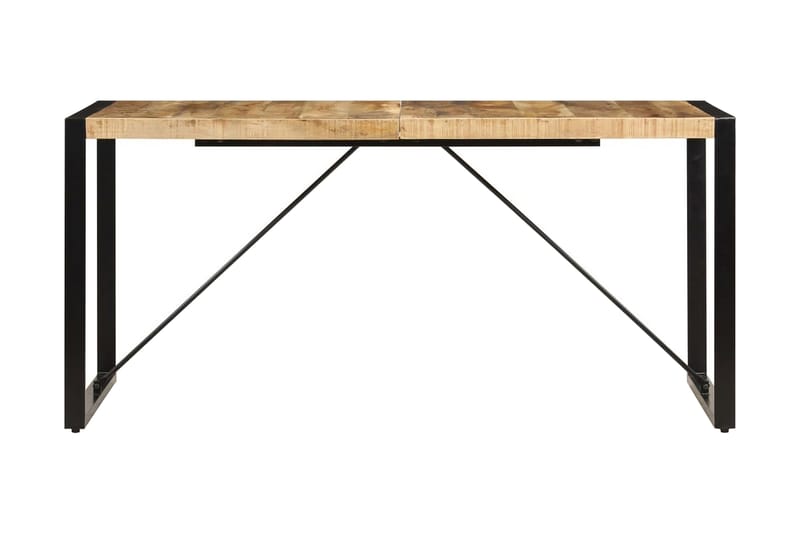 Matbord 160x80x75 cm massivt mangoträ - Brun - Möbler - Bord & matgrupper - Matbord & köksbord