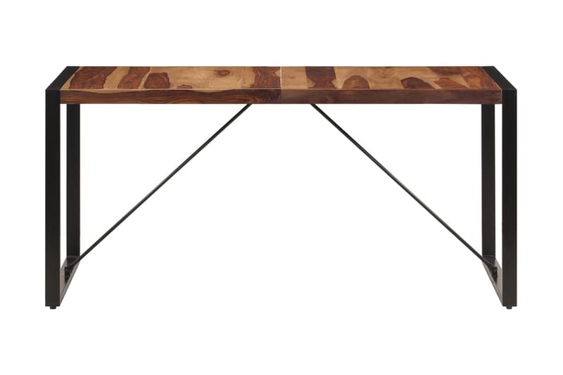 Matbord 160x80x75 cm massivt shesamträ - Brun - Möbler - Bord & matgrupper - Matbord & köksbord