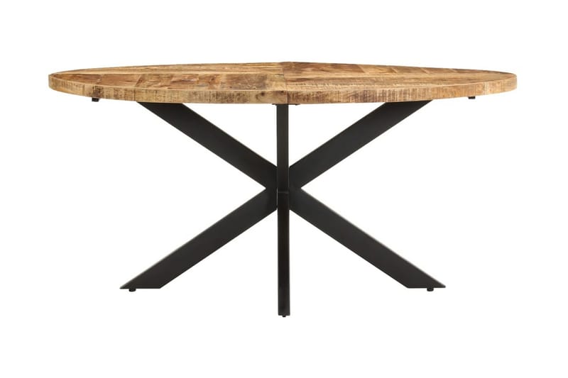 Matbord 160x90x75 cm grovt mangoträ - Brun - Möbler - Bord & matgrupper - Matbord & köksbord