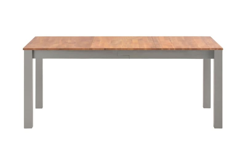 Matbord 180x90x74 cm massivt ekträ - Grå - Möbler - Bord & matgrupper - Matbord & köksbord
