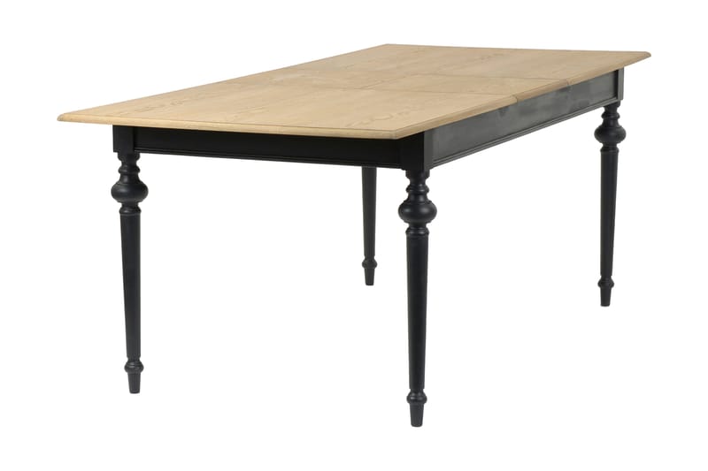 Matbord 200 cm - Svart/Trä/Natur - Möbler - Bord & matgrupper - Matbord & köksbord