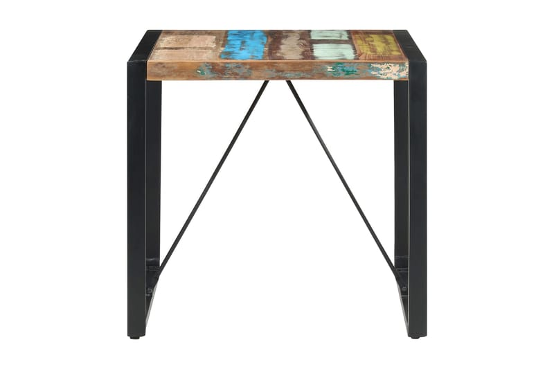 Matbord 80x80x75 cm massivt återvunnet trä - Flerfärgad - Möbler - Bord & matgrupper - Matbord & köksbord