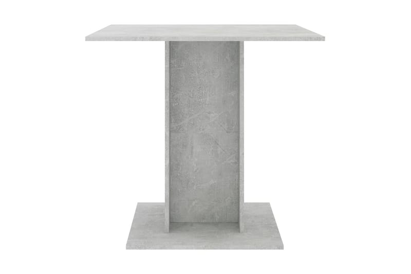 Matbord betonggrå 80x80x75 cm spånskiva - Grå - Möbler - Bord & matgrupper - Matbord & köksbord