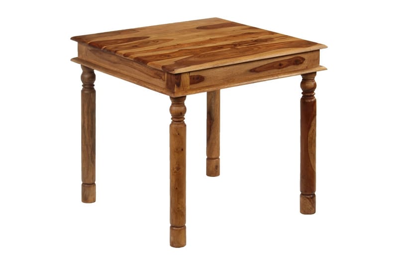 Matbord i massivt sheshamträ 80x80x77 cm - Brun - Möbler - Bord & matgrupper - Matbord & köksbord