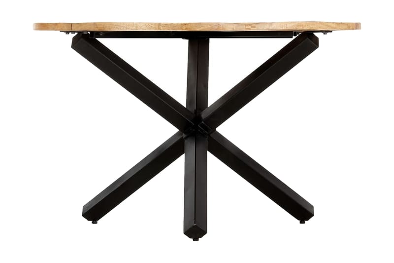 Matbord rund 120x76 cm massivt mangoträ - Brun - Möbler - Bord & matgrupper - Matbord & köksbord
