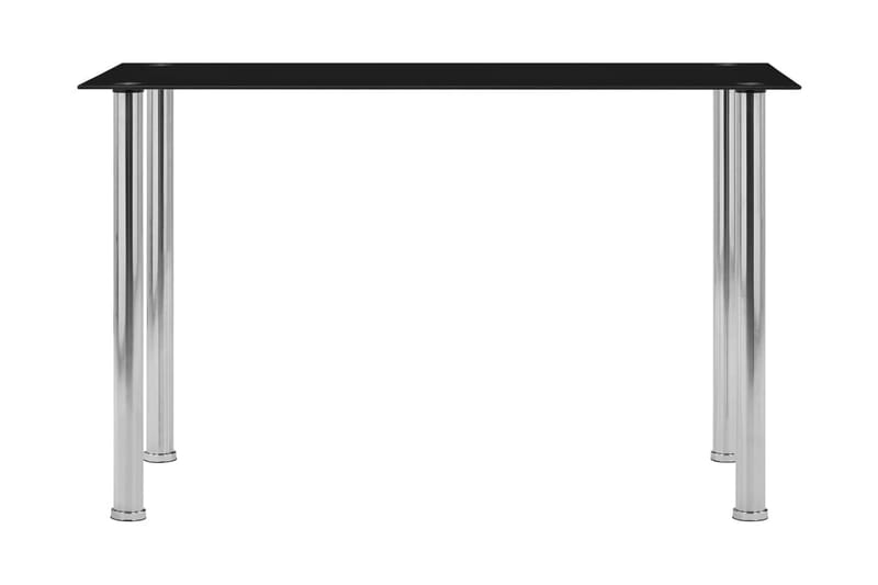 Matbord svart 120x60x75 cm härdat glas - Svart - Möbler - Bord & matgrupper - Matbord & köksbord