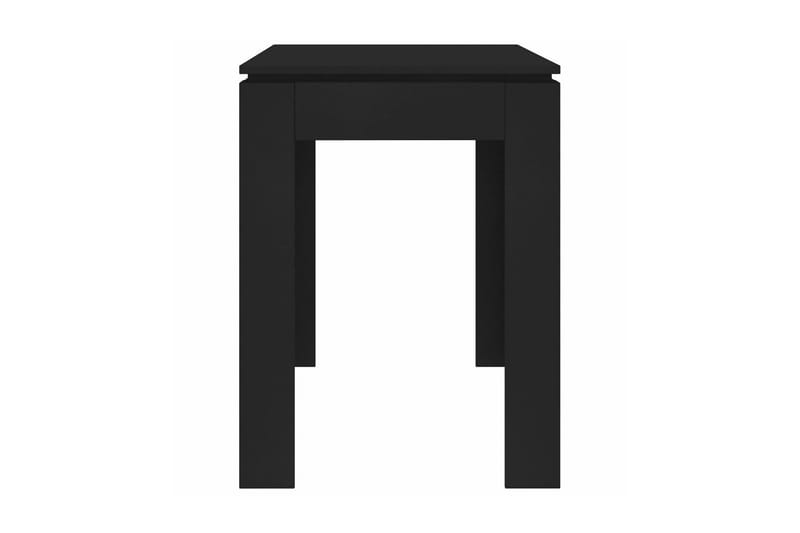 Matbord svart 120x60x76 cm spånskiva - Svart - Möbler - Bord & matgrupper - Matbord & köksbord