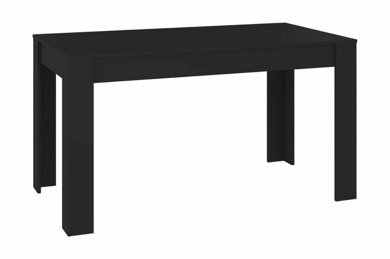 Matbord svart 140x74,5x76 cm spånskiva - Svart - Möbler - Bord & matgrupper - Matbord & köksbord