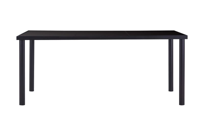 Matbord svart 180x90x75 cm härdat glas - Svart - Möbler - Bord & matgrupper - Matbord & köksbord