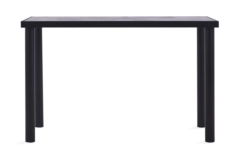Matbord svart och betonggrå 120x60x75 cm MDF - Svart - Möbler - Bord & matgrupper - Matbord & köksbord