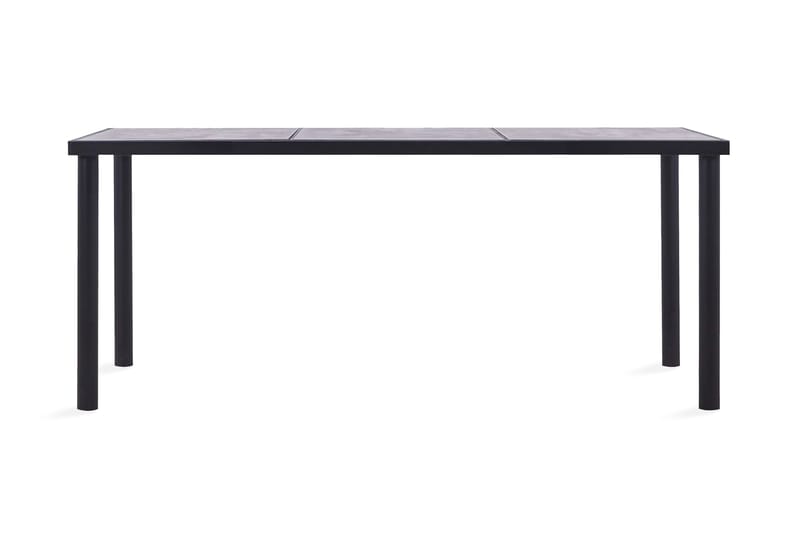 Matbord svart och betonggrå 180x90x75 cm MDF - Svart - Möbler - Bord & matgrupper - Matbord & köksbord