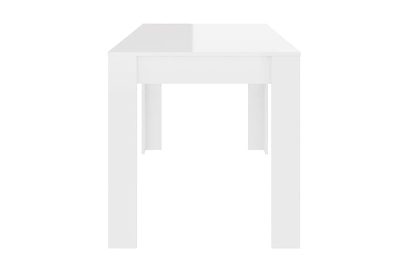 Matbord vit högglans 140x74,5x76 cm spånskiva - Vit - Möbler - Bord & matgrupper - Matbord & köksbord