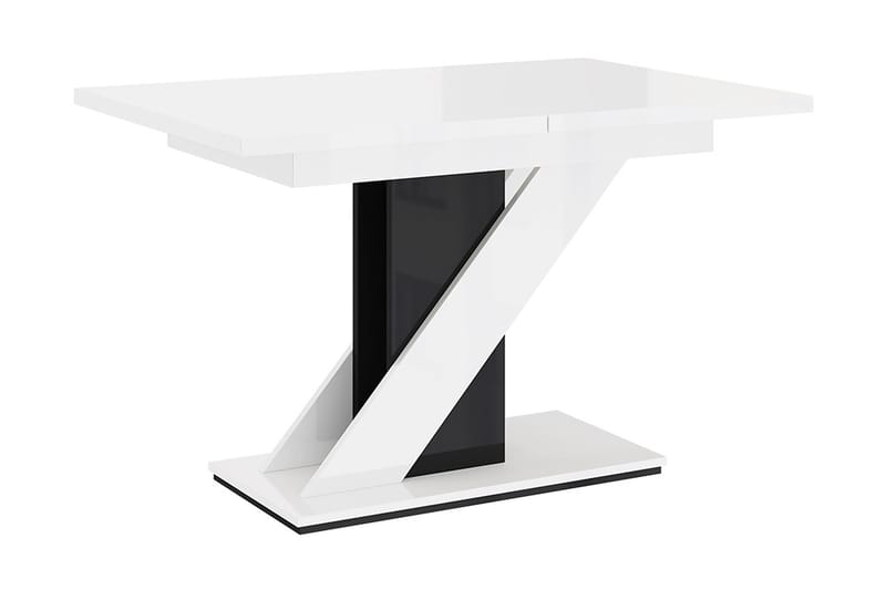 Meva Matbord 120 cm - Vit/Svart - Utemöbler - Utebord & trädgårdsbord - Matbord utomhus