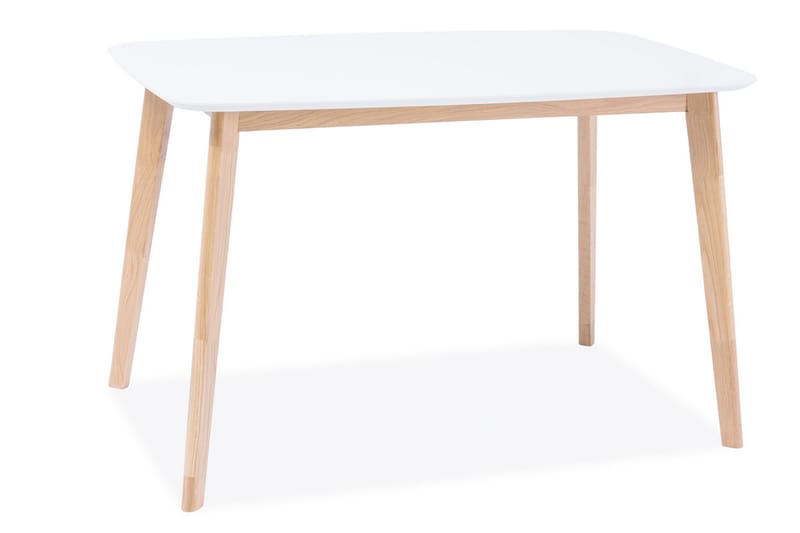 Mosson Matbord 120 cm - Vit/Natur - Möbler - Bord & matgrupper - Matbord & köksbord