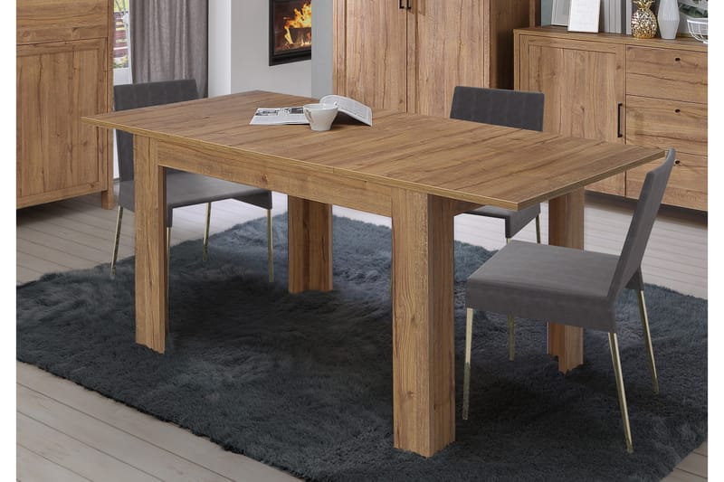Polykastro Förlängningsbart Matbord 120 cm - Brun - Möbler - Bord & matgrupper - Matbord & köksbord