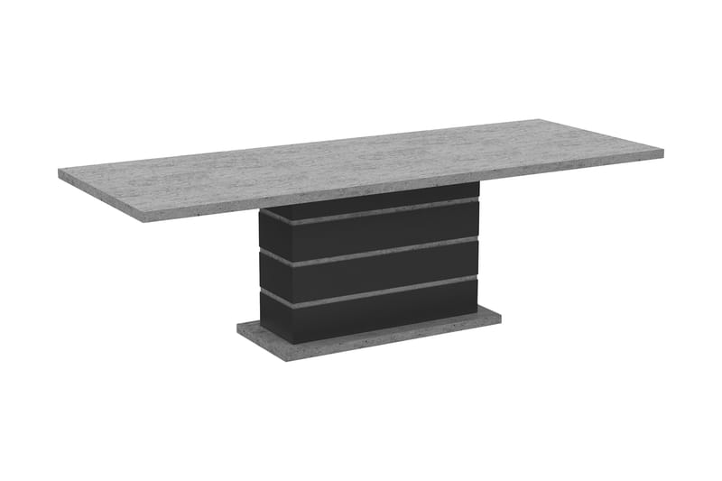 Ratliff Förlängningsbart Matbord 200/240 cm - Grå/Svart - Möbler - Bord & matgrupper - Matbord & köksbord