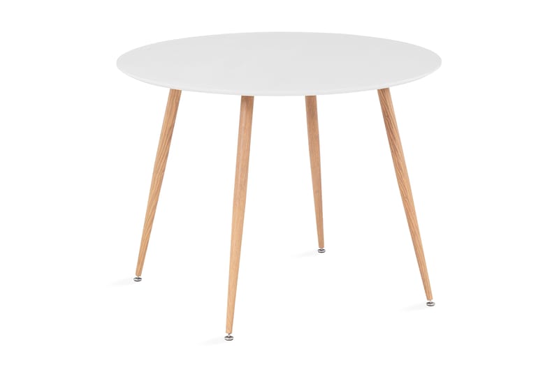 Romo Matbord 100 cm - Vit/Ek - Möbler - Bord & matgrupper - Matbord & köksbord