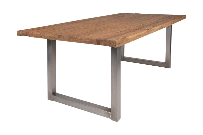 Rotelle Matbord - Trä/Natur/Silver - Möbler - Bord & matgrupper - Matbord & köksbord