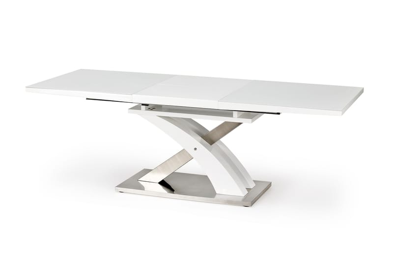 Sandor Förlängningsbart Matbord 160 cm - Vit - Möbler - Bord & matgrupper - Matbord & köksbord