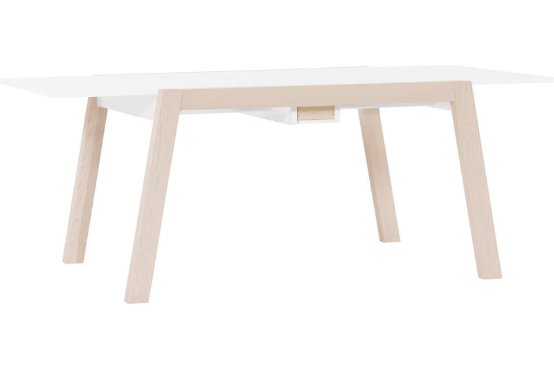 Spot Förlängningsbart Matbord Trä/Natur/Vit - VOX - Möbler - Bord & matgrupper - Matbord & köksbord
