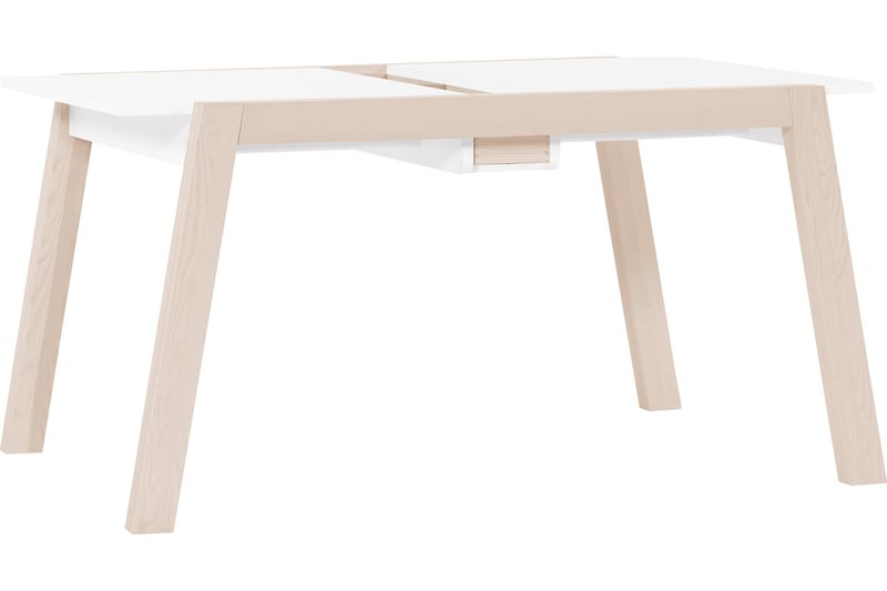 Spot Förlängningsbart Matbord Trä/Natur/Vit - VOX - Möbler - Bord & matgrupper - Matbord & köksbord