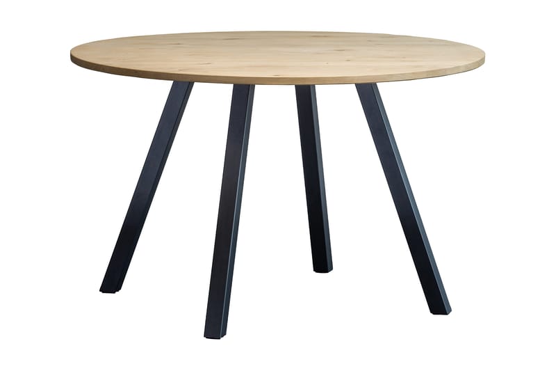 Tablo bordsskiva Runt 120 cm - Natur/Svart - Möbler - Bord & matgrupper - Matbord & köksbord