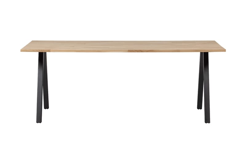Tablo Matbord A-Formade Ben 200 cm - Ek/Svart - Möbler - Bord & matgrupper - Matbord & köksbord
