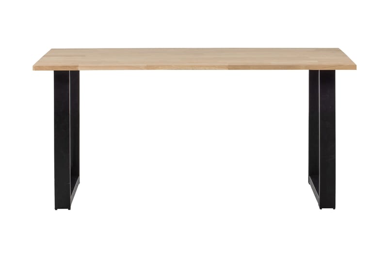 Tablo Matbord U-Formade Ben 180 cm Obehandlat - Ek/Svart - Möbler - Bord & matgrupper - Matbord & köksbord