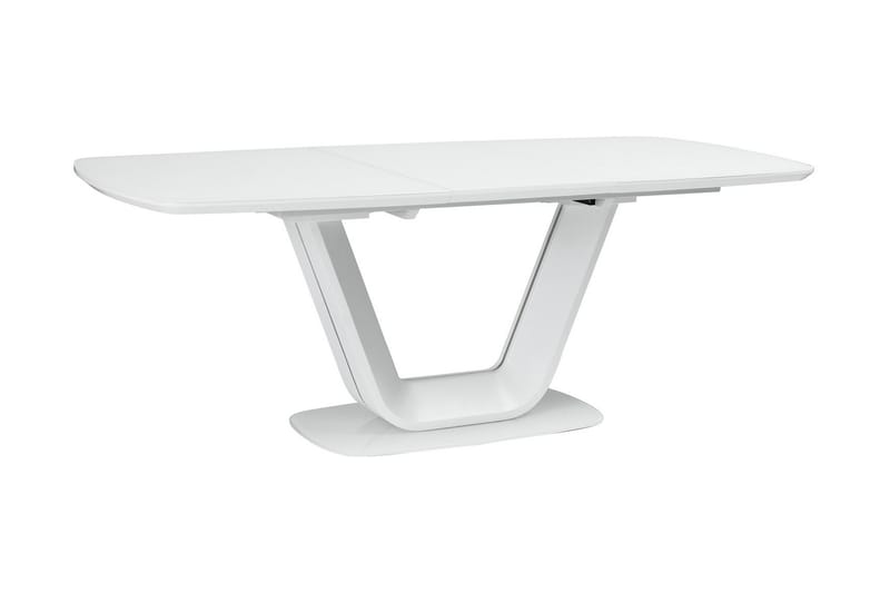 Ventera Förlängningsbart Matbord 140 cm - Glas/Vit - Möbler - Bord & matgrupper - Matbord & köksbord