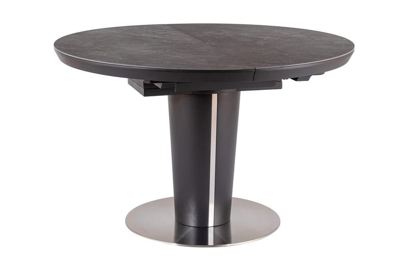 Wilora Förlängningsbart Matbord 120 cm Runt - Keramik/Grå - Möbler - Bord & matgrupper - Matbord & köksbord