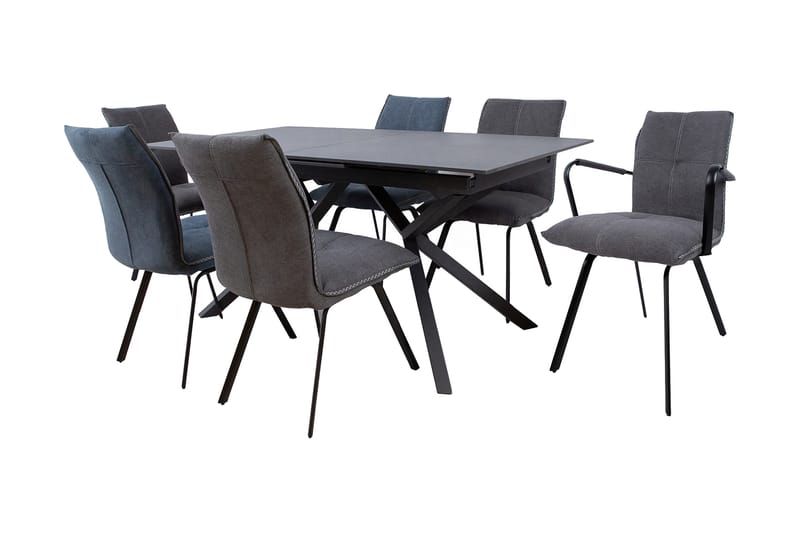 Eddy Matgrupp med 6 stolar - Möbler - Bord & matgrupper - Matgrupper