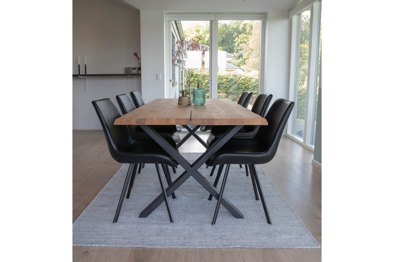 Grassle Matgrupp 200 cm med 6 st Amil stolar - Möbler - Bord & matgrupper - Matgrupper