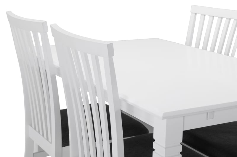 Hartford Matbord med 4 st Läckö stolar - Vit - Möbler - Bord & matgrupper - Matgrupper