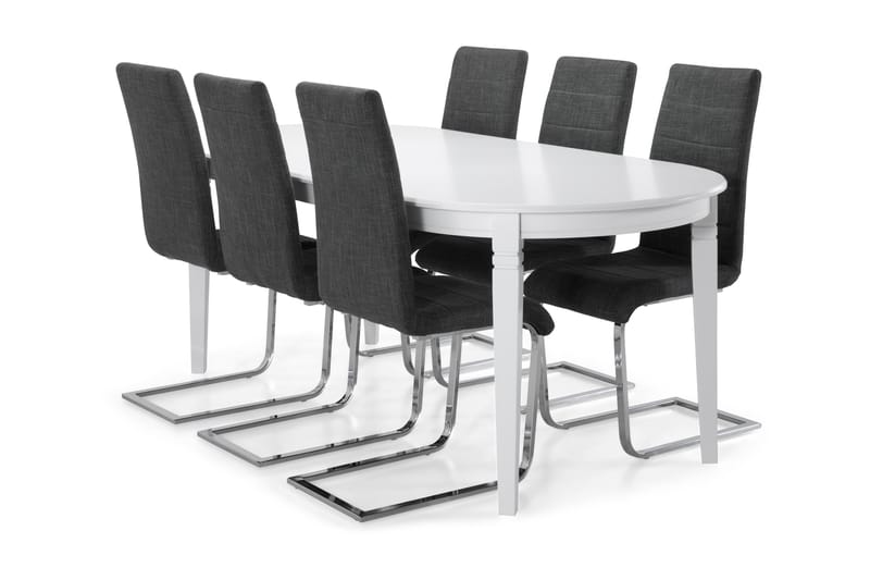 Läckö Matbord med 6 st Cibus stolar