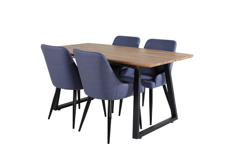 Leah Förlängningsbart Matbord med 4 st Ridones Matstol - Möbler - Bord & matgrupper - Matgrupper