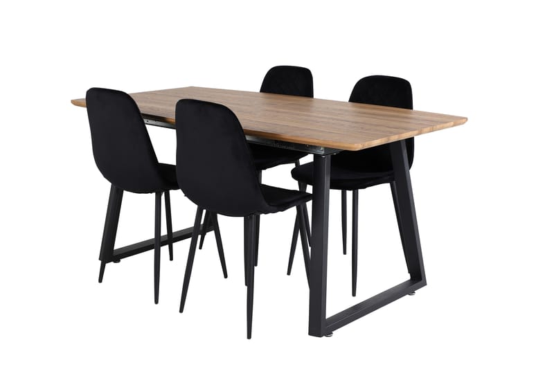 Leah Förlängningsbart Matbord med 4 st Ypas Matstol - Möbler - Bord & matgrupper - Matgrupper