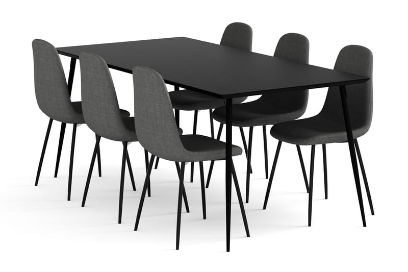 Lilo Matgrupp med 6 Nibe Matstol - Möbler - Bord & matgrupper - Matgrupper