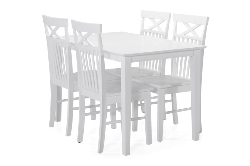 Michigan Matbord med 4 st Michigan stolar - Vit - Möbler - Bord & matgrupper - Matgrupper