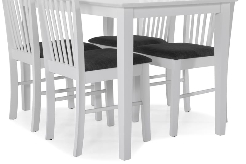 Michigan Matbord med 4 st Rebecka stolar - Vit - Möbler - Bord & matgrupper - Matgrupper