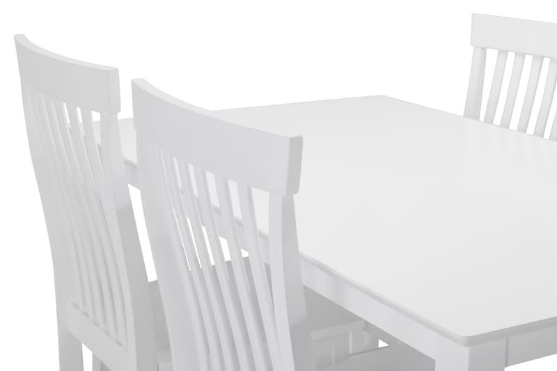 Michigan Matgrupp med 4 st Augusta stolar - Vit - Möbler - Bord & matgrupper - Matgrupper