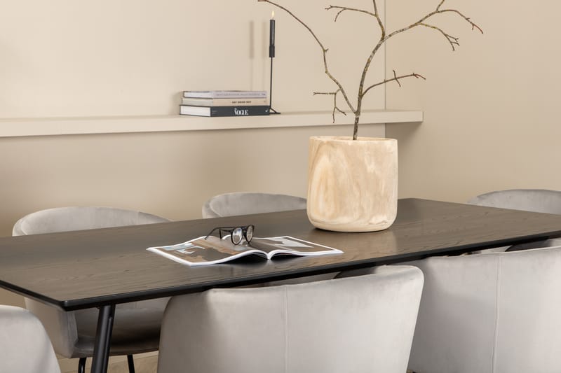Pippi matbord med 6st Berit matstol - Möbler - Bord & matgrupper - Matgrupper