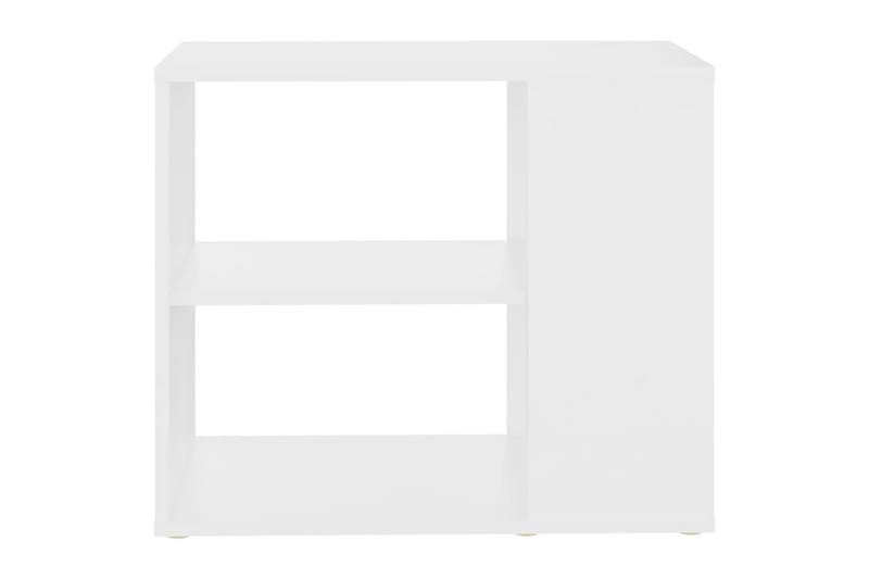 Sidoskåp vit 60x30x50 cm spånskiva - Vit - Möbler - Bord - Sängbord & nattduksbord