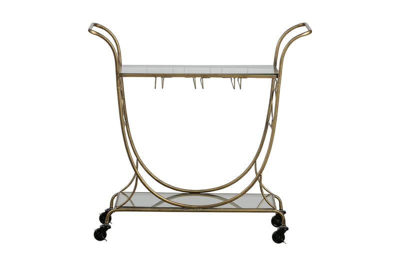 Decadent Rullbord 84 cm - Järn/Antik Mässing - Möbler - Bord & matgrupper - Serveringsvagn & barvagn - Rullbord, rullvagn & serveringsbord