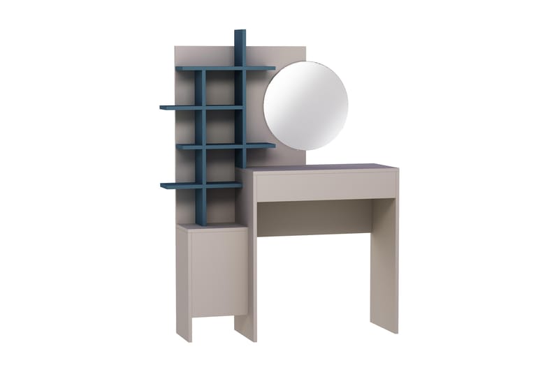 Alexandro Sminkbord 105 cm - Beige/Blå/Turkos - Möbler - Bord & matgrupper - Sminkbord & toalettbord