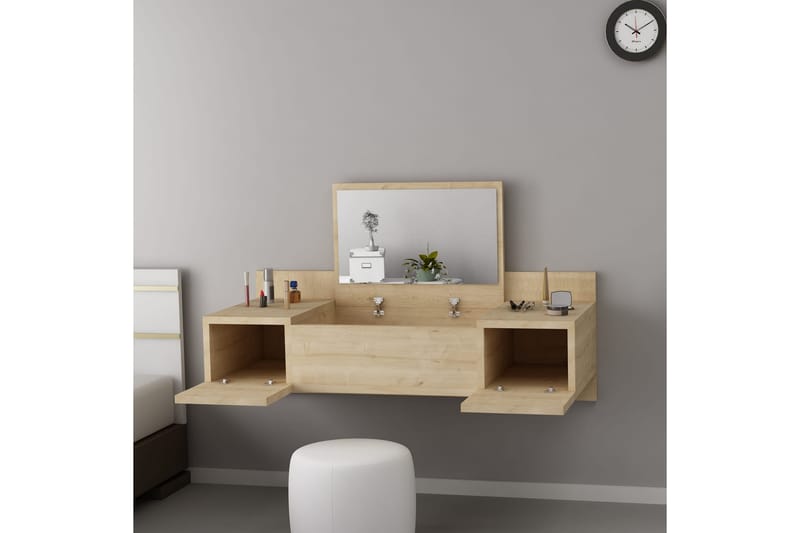 Andifli Sminkbord 100 cm - Blå/Natur - Möbler - Bord & matgrupper - Sminkbord & toalettbord