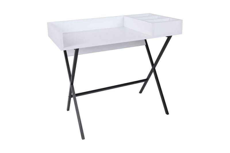 Levents Sminkbord 100 cm - Vit/Svart - Möbler - Bord & matgrupper - Sminkbord & toalettbord