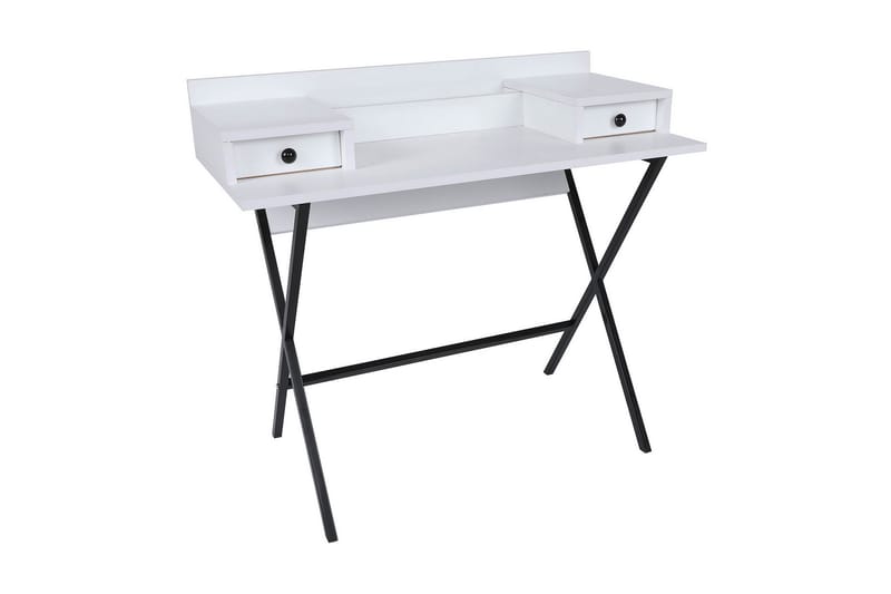 Middenmeer Sminkbord 100 cm - Vit/Svart - Möbler - Bord & matgrupper - Sminkbord & toalettbord