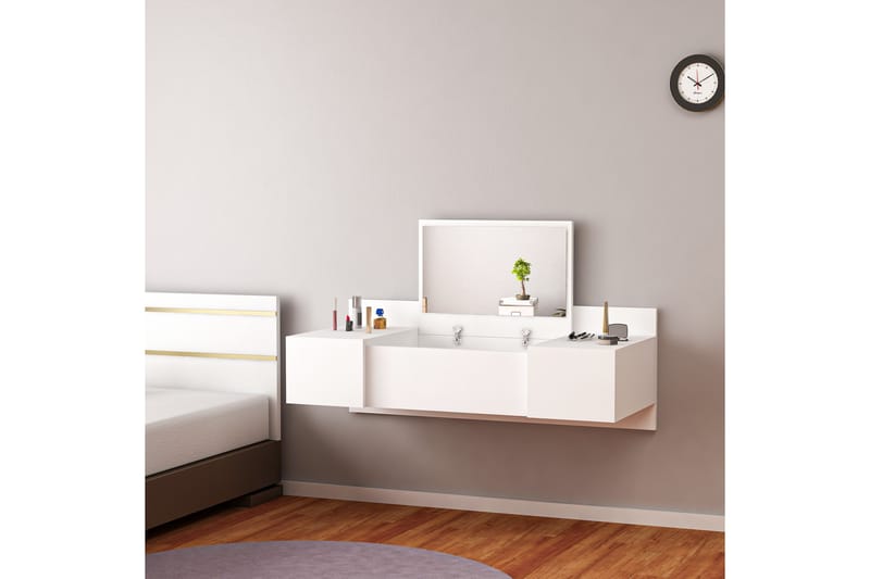Nosel Sminkbord 100 cm - Vit - Möbler - Bord & matgrupper - Sminkbord & toalettbord