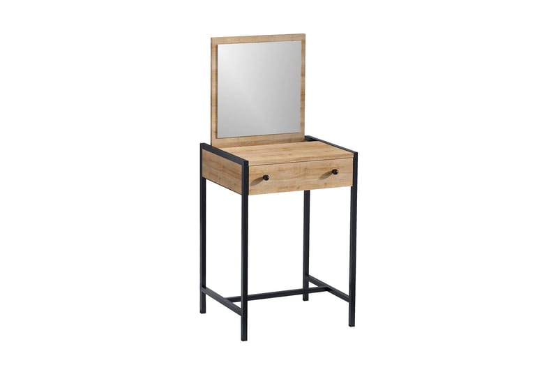 Sminkbord 50x50 cm - Natur/Svart - Möbler - Bord & matgrupper - Sminkbord & toalettbord