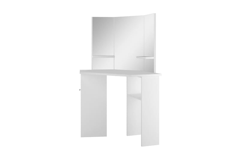Sminkbord hörn vit - Vit - Inredning - Speglar - Väggspegel